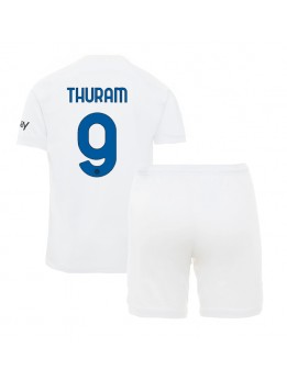 Inter Milan Marcus Thuram #9 Auswärts Trikotsatz für Kinder 2023-24 Kurzarm (+ Kurze Hosen)